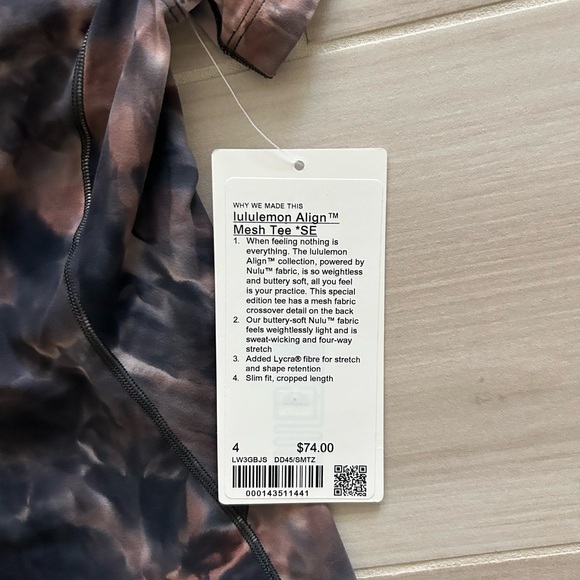 NWT Lululemon Align Mesh T-Shirt *Special Edition - Picture 5 of 5